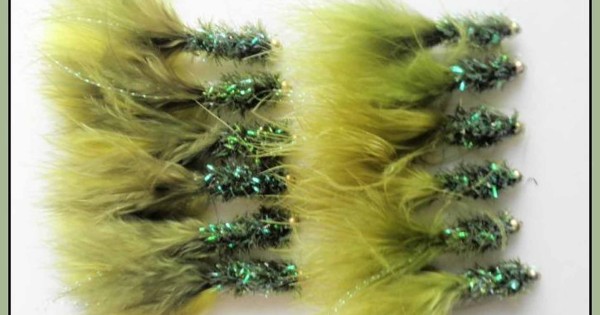 Mouches Truite Barbless Goldhead Montana – Lot De 6 – Tige Longue Taille Mélangée 10/12